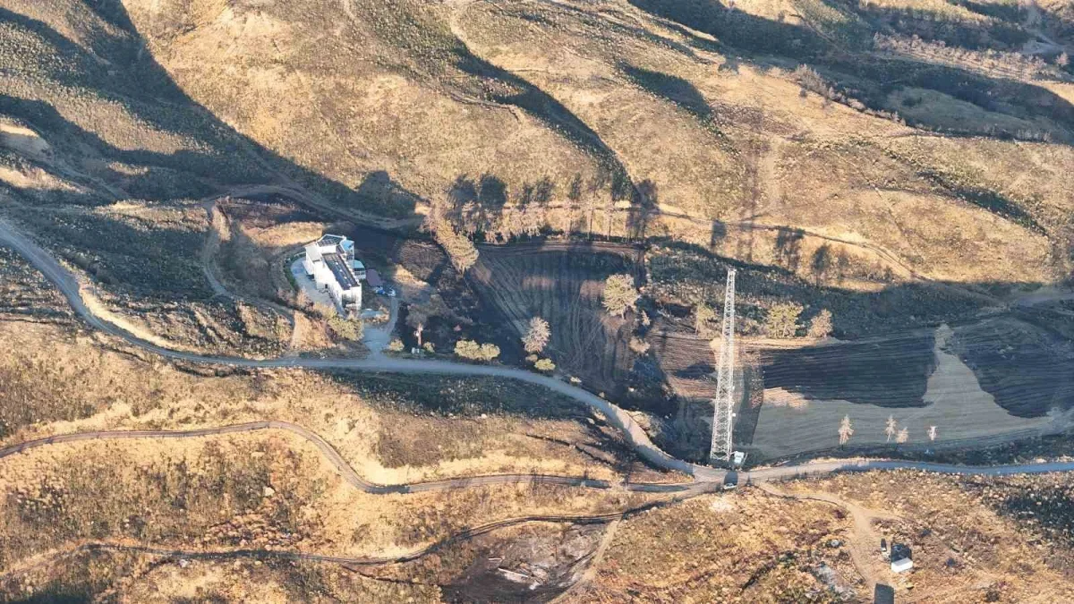 Çanakkale'de yanan alanlar dronla görüntülendi, ateş yasağı geldi