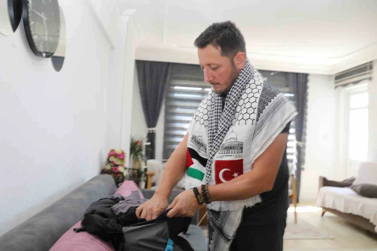 Hasan Şengül Filistin için Küresel Sumud Filosu'na katıldı