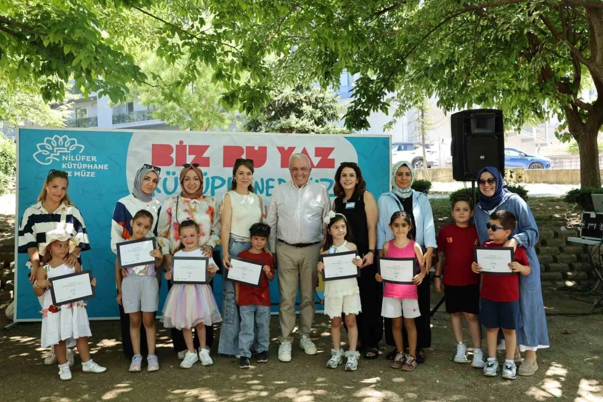 Nilüferli çocuklar kütüphane etkinliğiyle okula hazırlandı