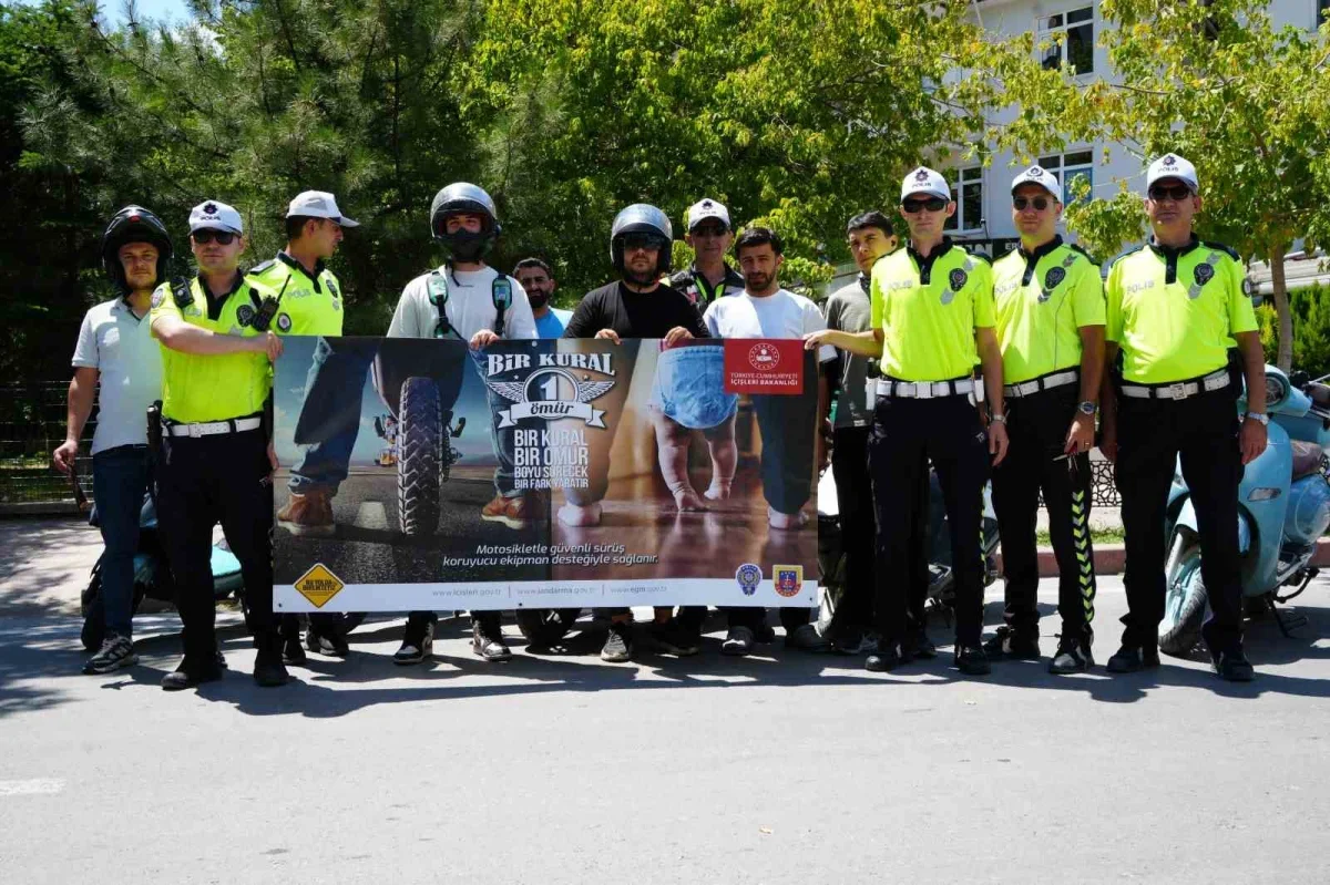 Edirne Emniyeti motosiklet kazalarına karşı eğitim başlattı