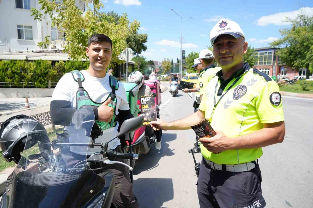 Edirne Emniyeti motosiklet kazalarına karşı eğitim başlattı