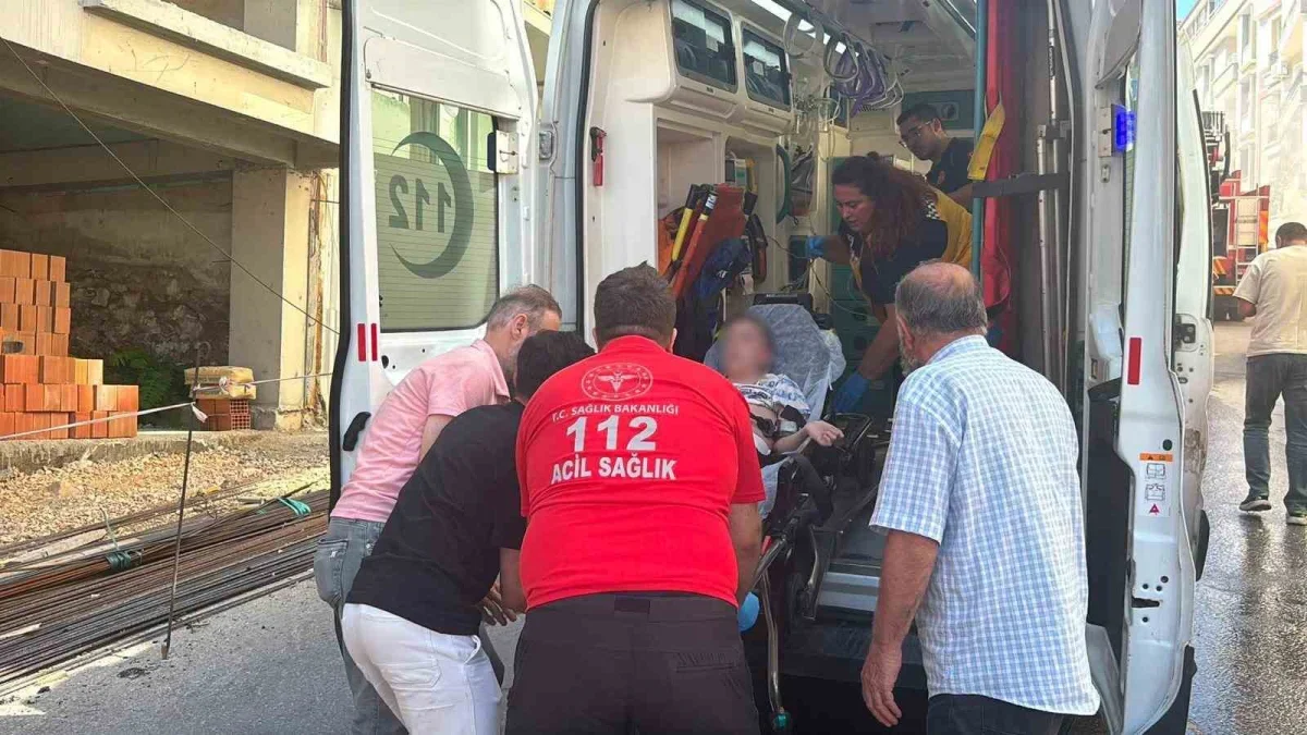 Orhangazi'de engelli çocuk yangından itfaiye ekiplerince kurtarıldı