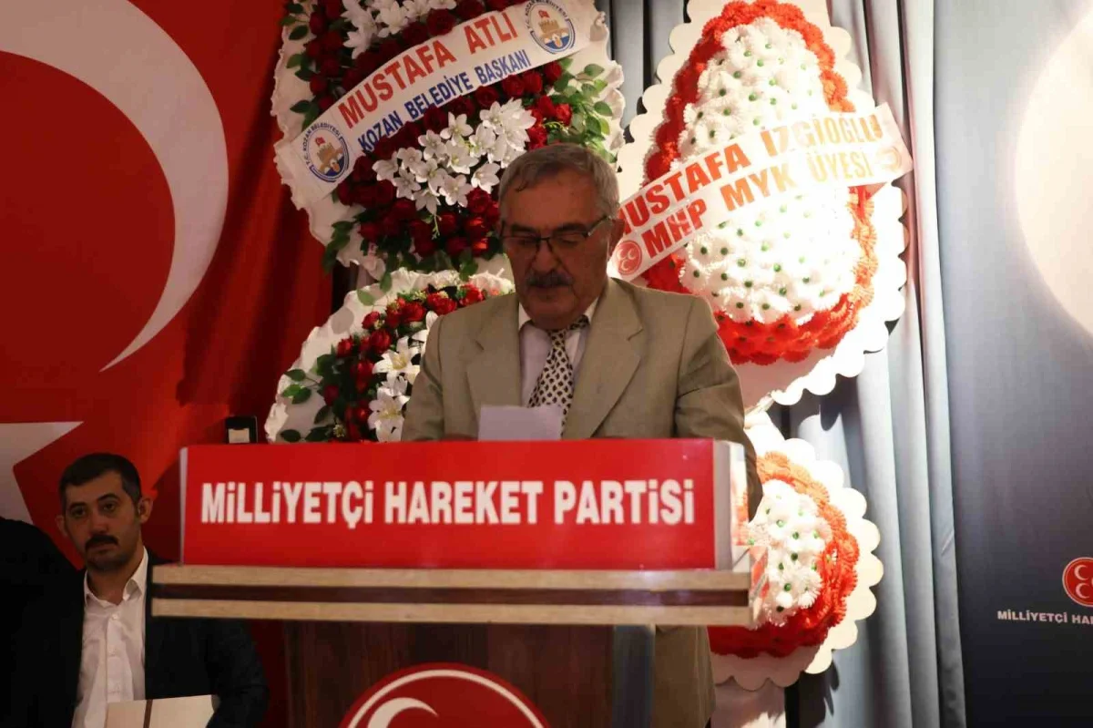 Kozan MHP'de Yusuf Seğmen yeniden ilçe başkanı seçildi