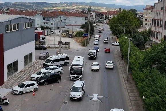 İnegöl Belediyesi drone destekli çevre denetimlerini sıklaştırdı