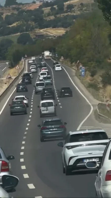 İnegöl'de makas atan sürücüye 10 bin lira ceza