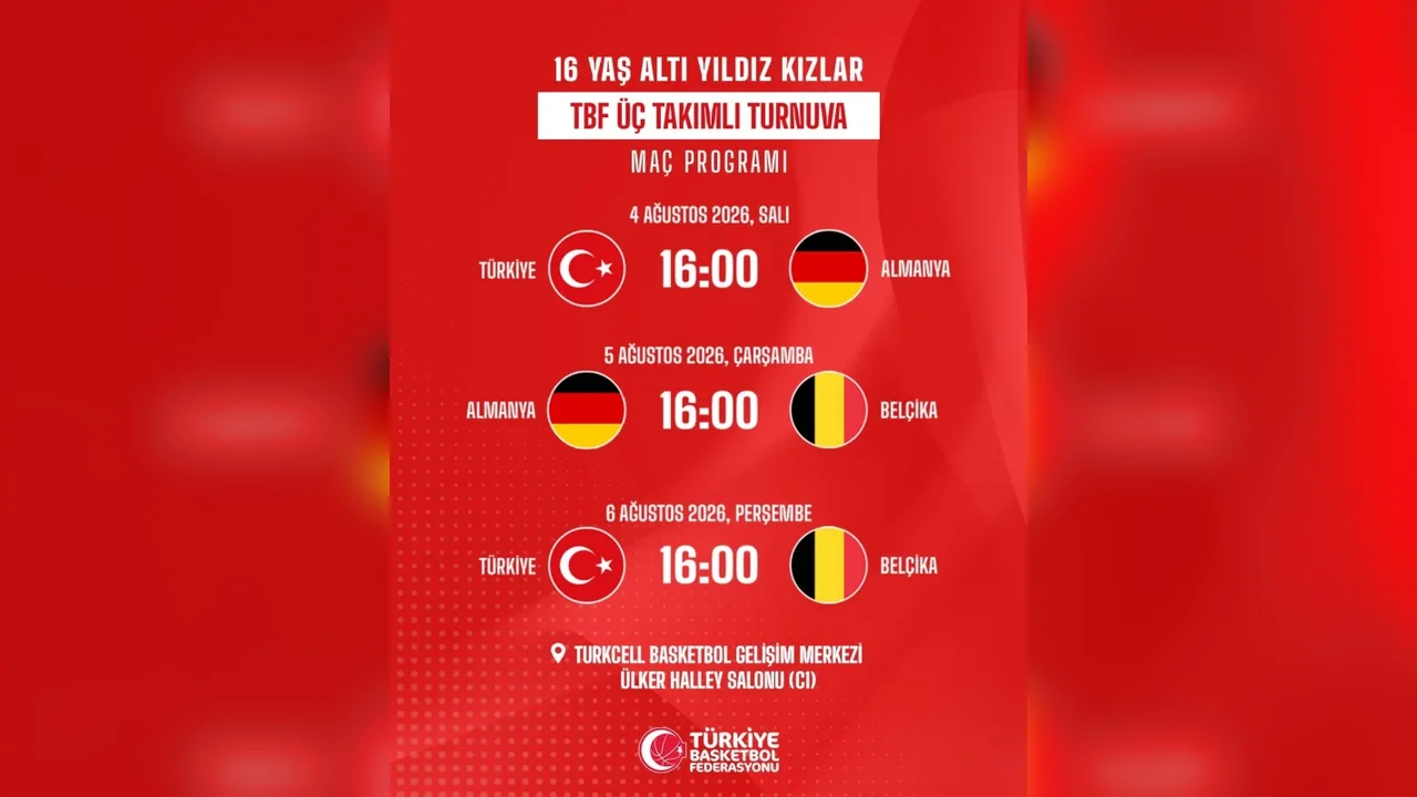 16 Yaş Altı Yıldız Kız Milli Takımı İstanbul'da turnuvaya çıkıyor