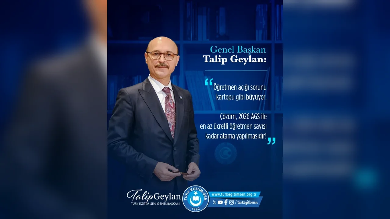 Türk Eğitim-Sen: Öğretmen açığı büyüyor, 10 bin kontenjan yetersiz