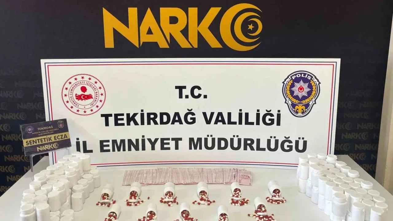 Tekirdağ'da uyuşturucu operasyonları: 8 kişi tutuklandı