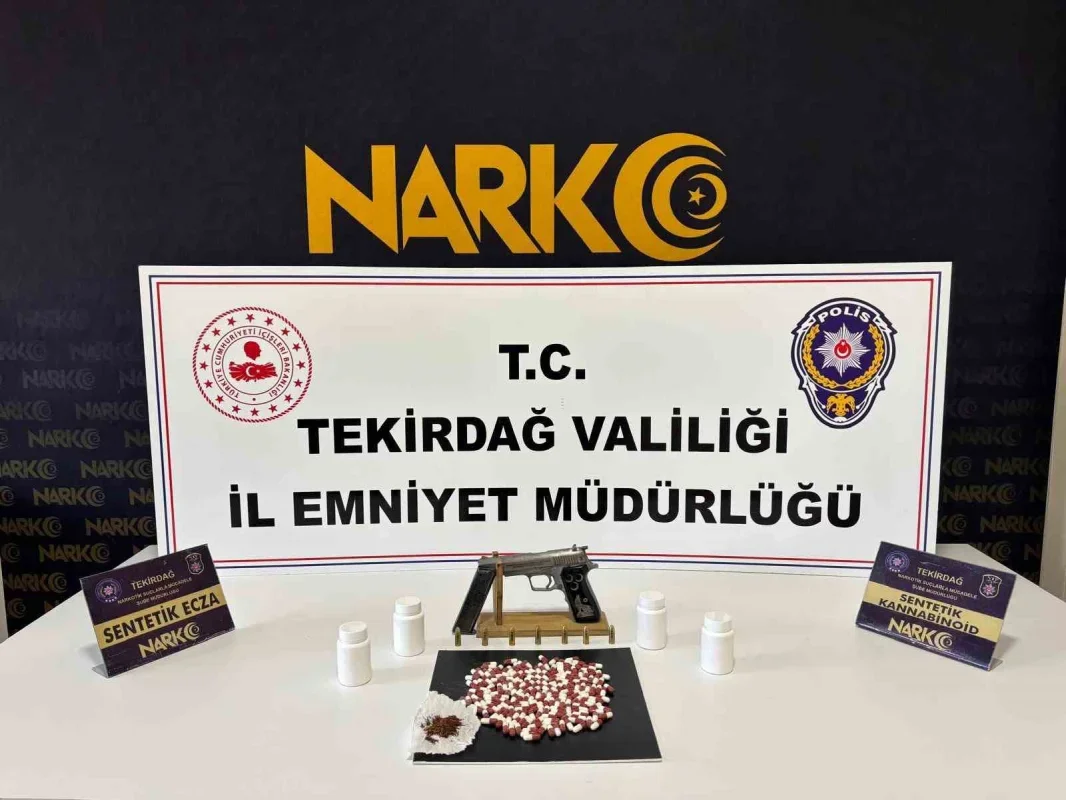 Tekirdağ'da uyuşturucu operasyonları: 8 kişi tutuklandı