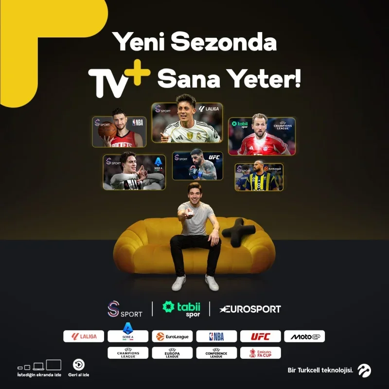 TV+ 2026-2027 spor yayınları: La Liga ve NBA de var