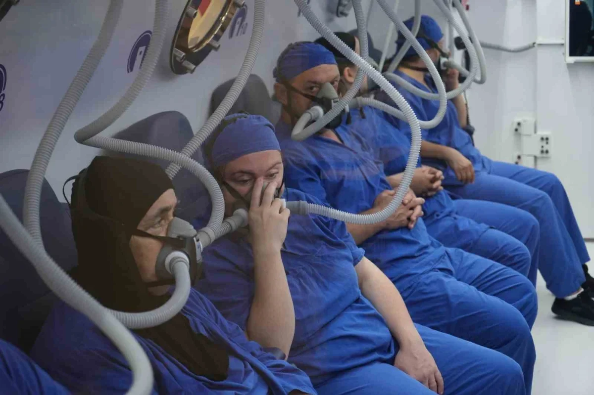 Kocaeli Şehir Hastanesi'nde hiperbarik oksijen tedavisi