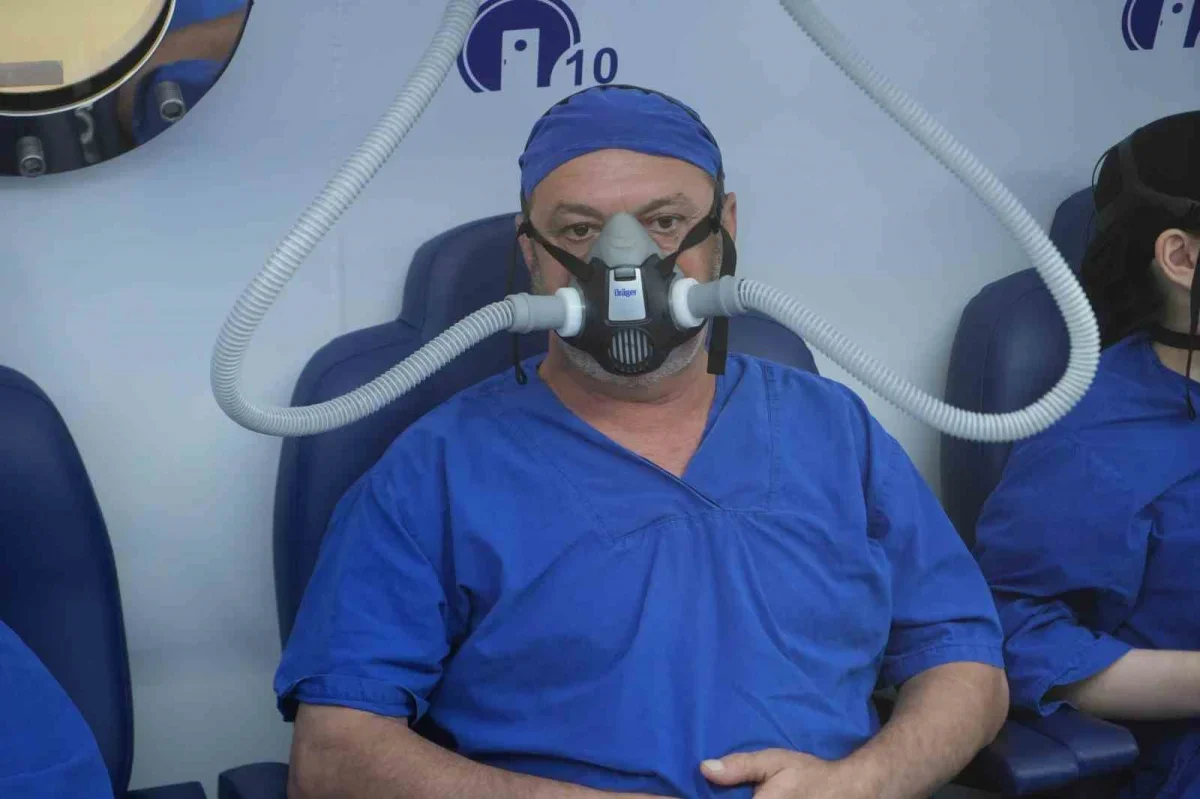 Kocaeli Şehir Hastanesi'nde hiperbarik oksijen tedavisi