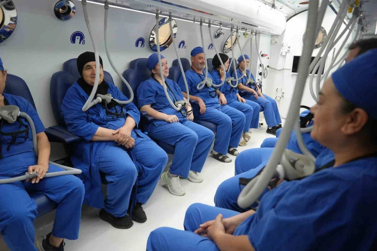 Kocaeli Şehir Hastanesi'nde hiperbarik oksijen tedavisi