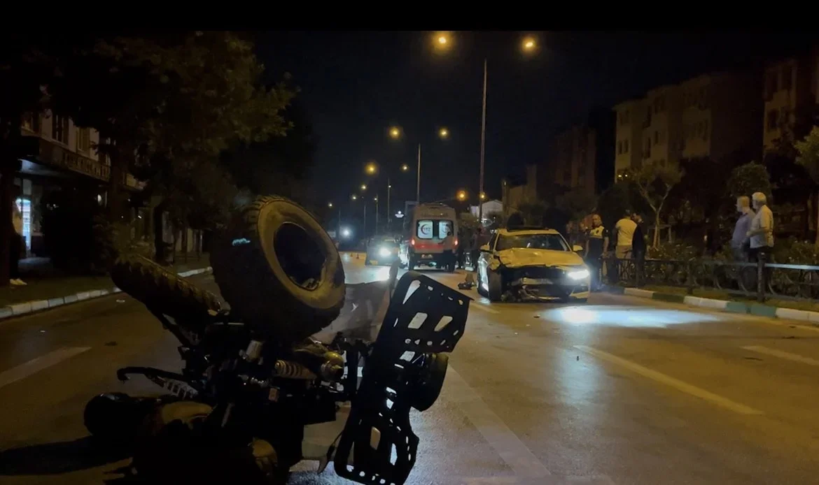 Bursa'da ATV'ye çarpan otomobil sürücüsü yakalandı, 1 ölü