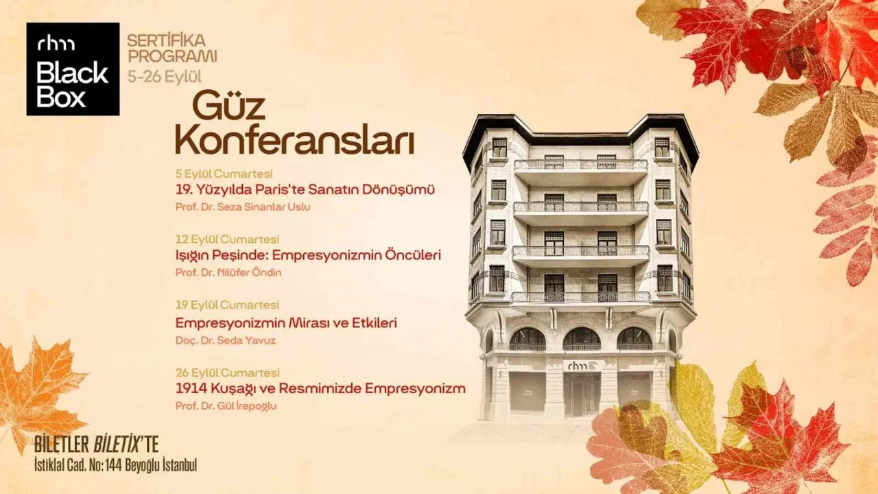 Türkiye İş Bankası Resim Heykel Müzesi'nde Güz Konferansları başlıyor