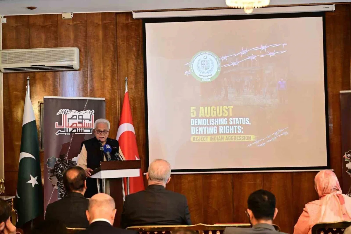 Pakistan'ın Ankara Büyükelçiliği'nde Keşmir Sömürü Günü anması