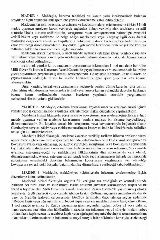 Çerçeve yasa teklifinin detayları açıklandı: 12 madde