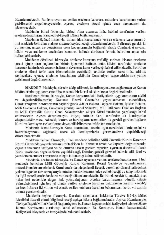 Çerçeve yasa teklifinin detayları açıklandı: 12 madde
