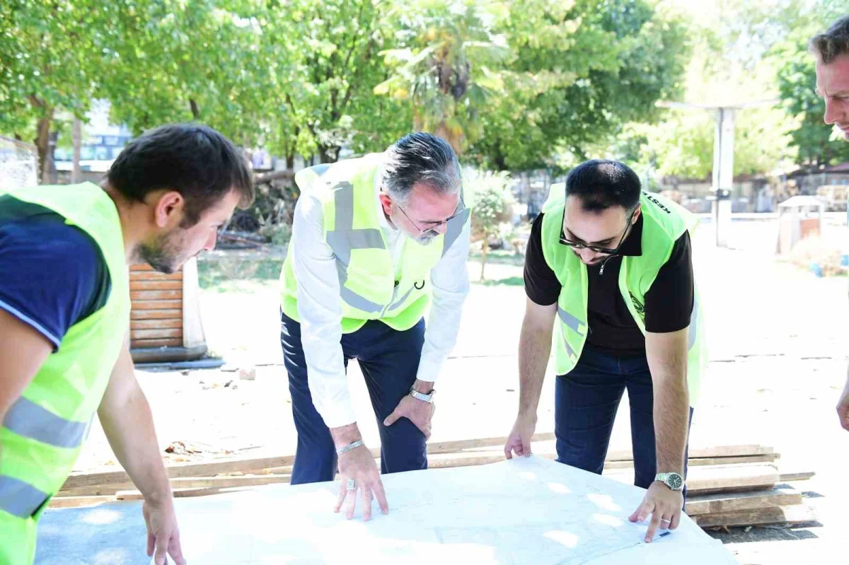 Kestel'de Aile Parkı yenileniyor: Başkan Erol çalışmaları inceledi