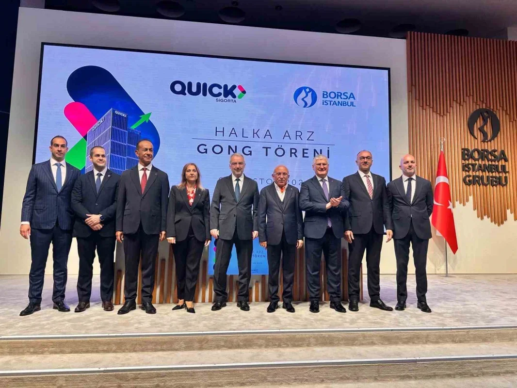 Quick Sigorta Borsa İstanbul'da işlem görmeye başladı
