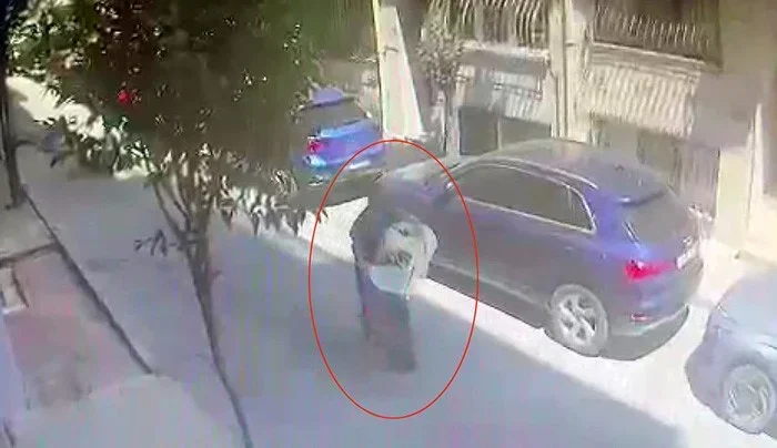 Şişli'de klima ve televizyon çalan hırsız kameraya yakalandı