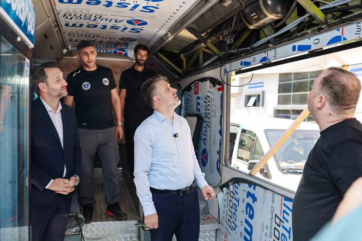 Bursa Büyükşehir'den afetlere hazır iki yeni mobil araç