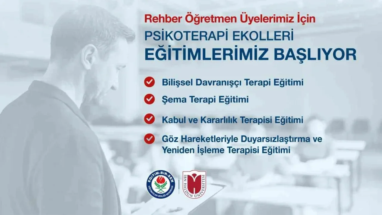 Eğitim-Bir-Sen'den rehber öğretmenlere psikoterapi eğitimi