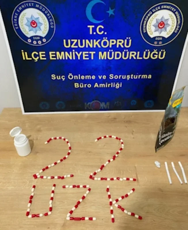 Edirne'de uyuşturucu operasyonu: 2 şüpheli tutuklandı
