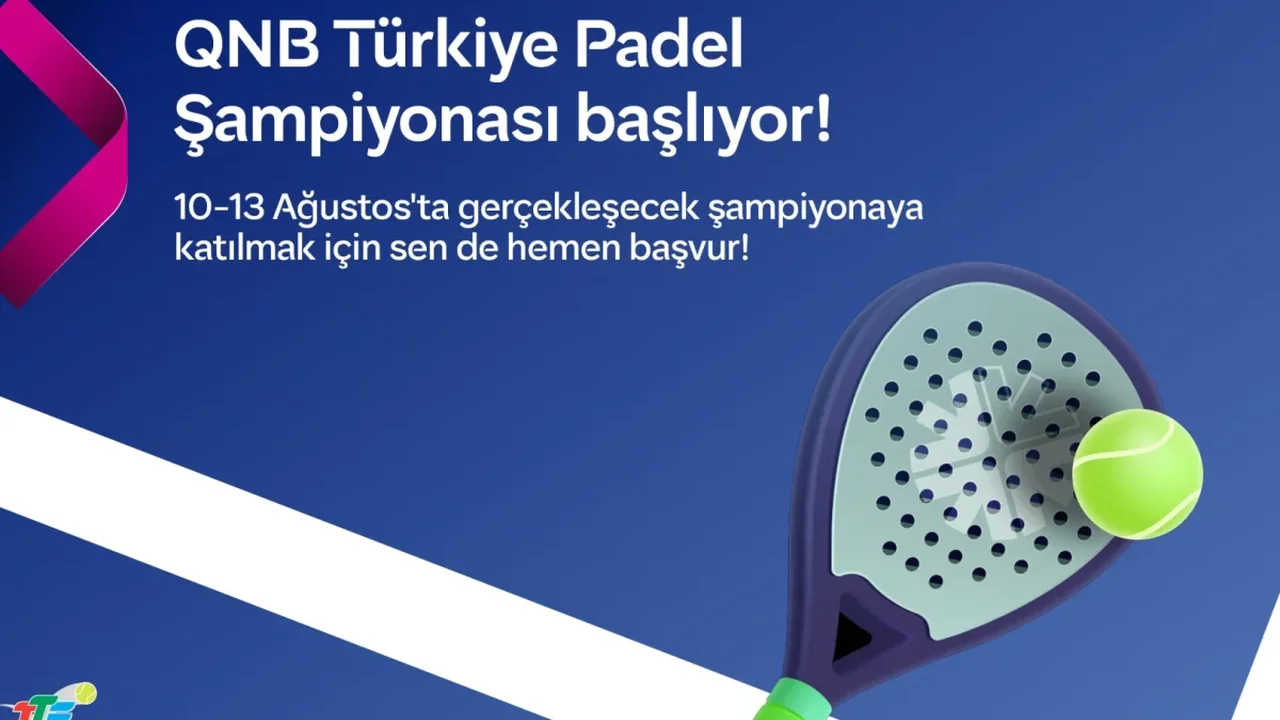 Türkiye'nin İlk Padel Şampiyonası 10 Ağustos'ta İstanbul'da
