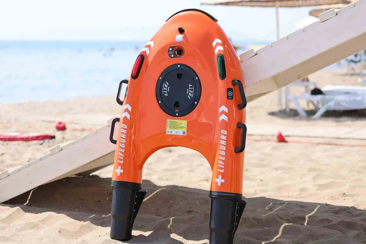 Tekirdağ sahillerinde robot cankurtaranlar boğulmalara karşı görevde