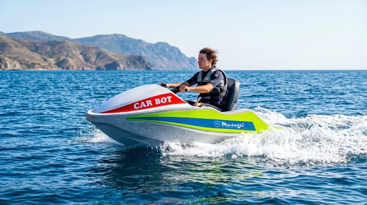 Musatti, denizde kullanılabilen motosiklet Carbot'u geliştiriyor