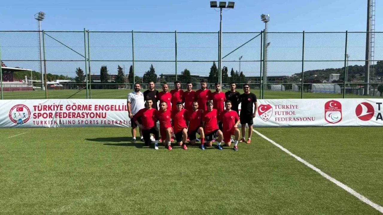 Görme Engelli B1 Milli Takımı, Avrupa Şampiyonası'na Riva'da hazırlanıyor