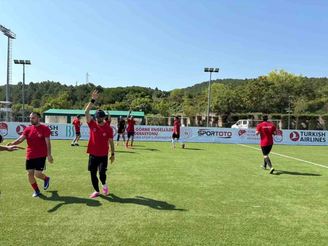 Görme Engelli B1 Milli Takımı, Avrupa Şampiyonası'na Riva'da hazırlanıyor