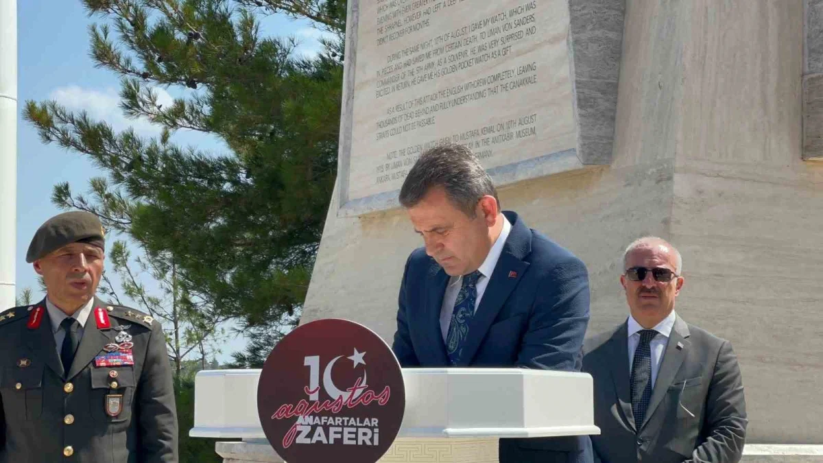 Anafartalar Zaferi'nin 111'inci yıl dönümü Conkbayırı'nda kutlandı