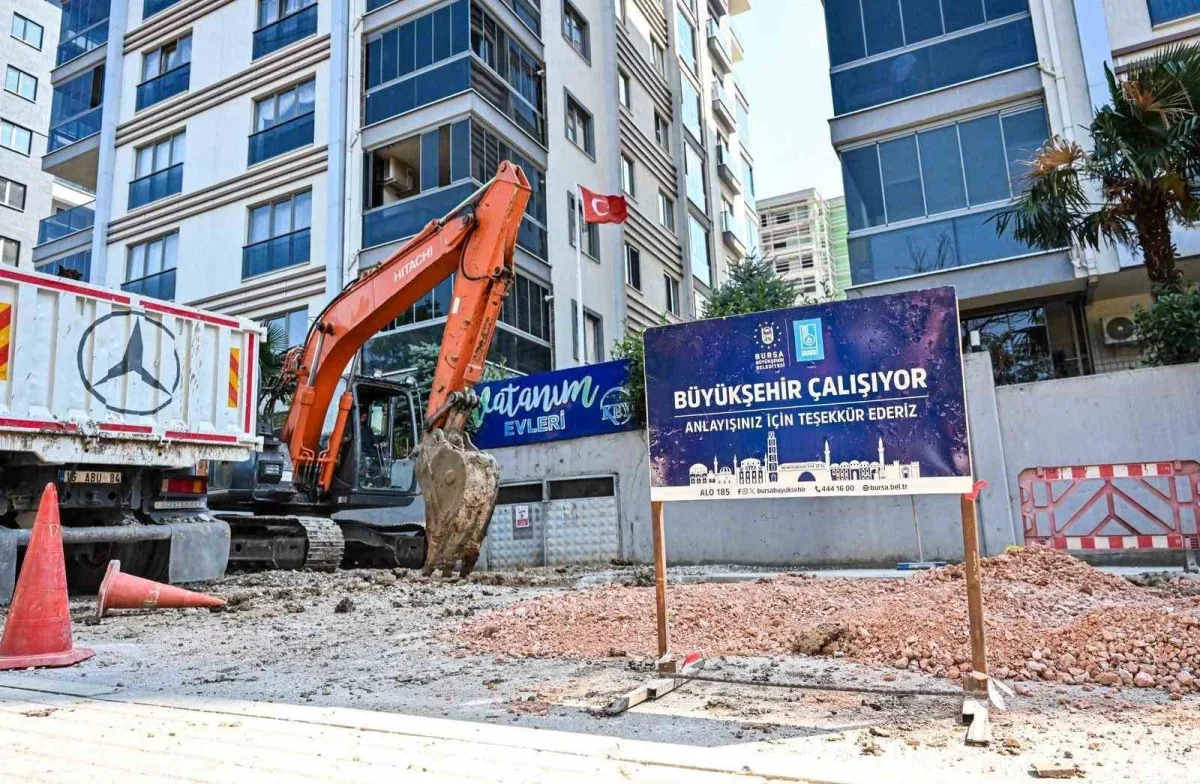 Nilüfer'de altyapı güçleniyor: BUSKİ'den yeni hatlar