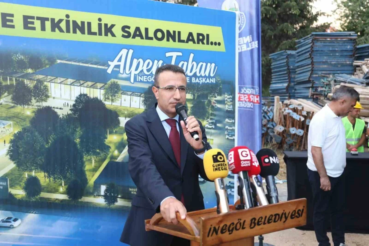 İnegöl Botanik Nikah ve Etkinlik Salonları'nın temeli atıldı