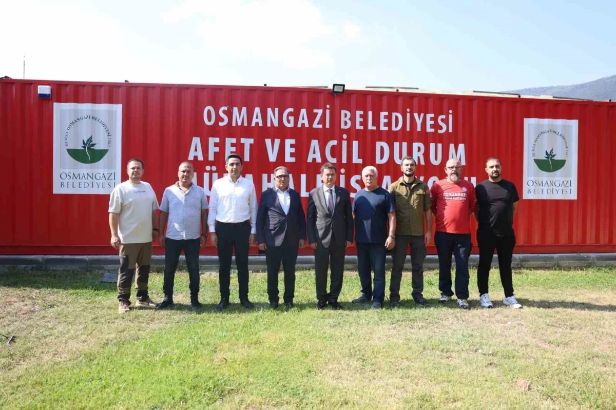 Osmangazi'de afetlere karşı teknoloji destekli hazırlık