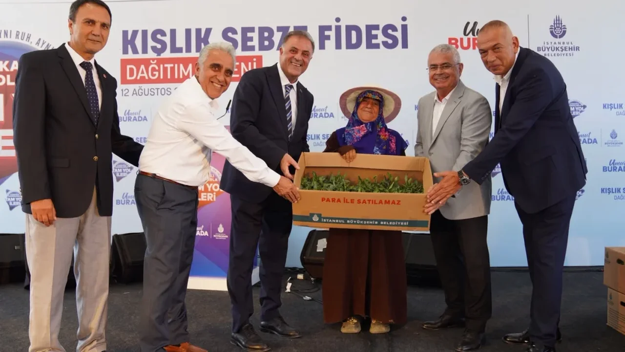 İBB'den çiftçilere ücretsiz kışlık sebze fidesi desteği