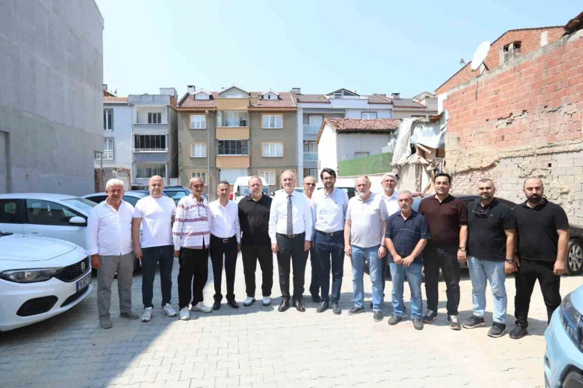 İnegöl Orhaniye Mahallesi'nde 16 araçlık yeni otopark