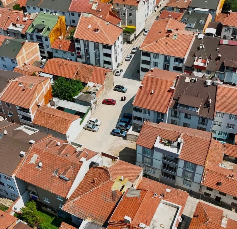 İnegöl Orhaniye Mahallesi'nde 16 araçlık yeni otopark