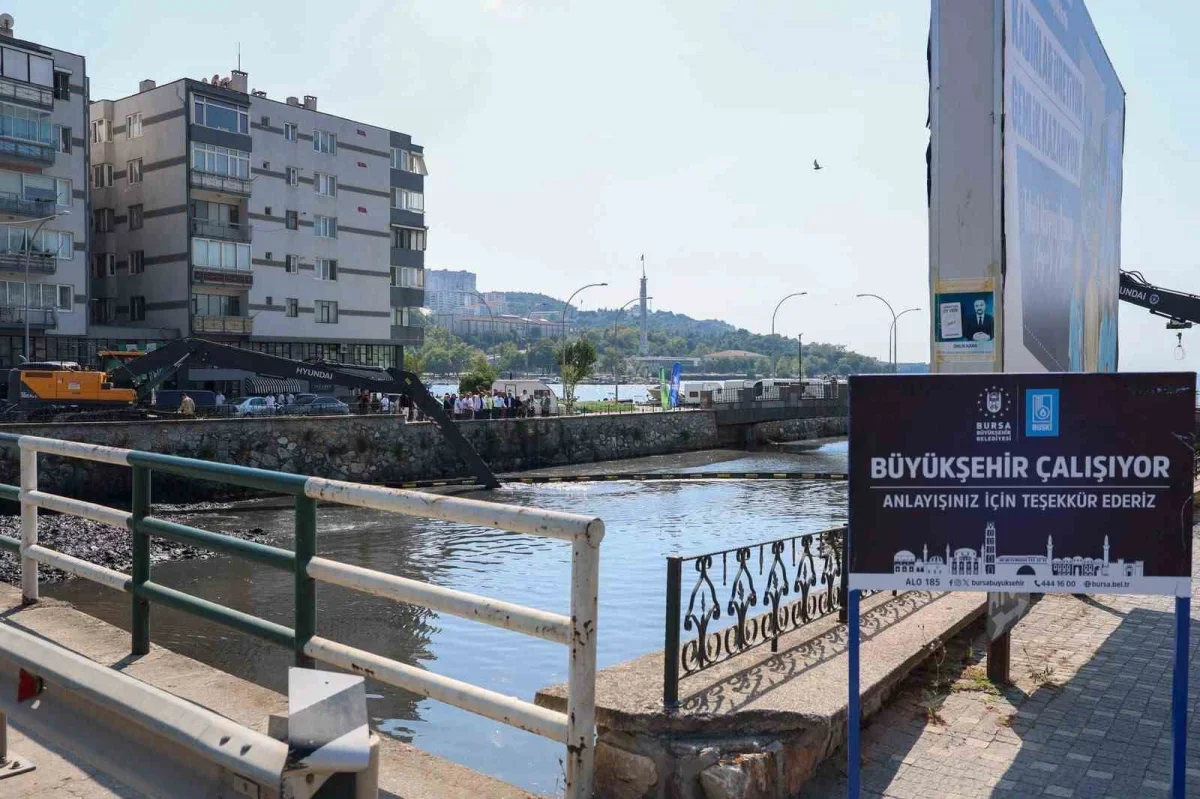 Gemlik'te Karsak ve Çarşı derelerinde temizlik çalışması