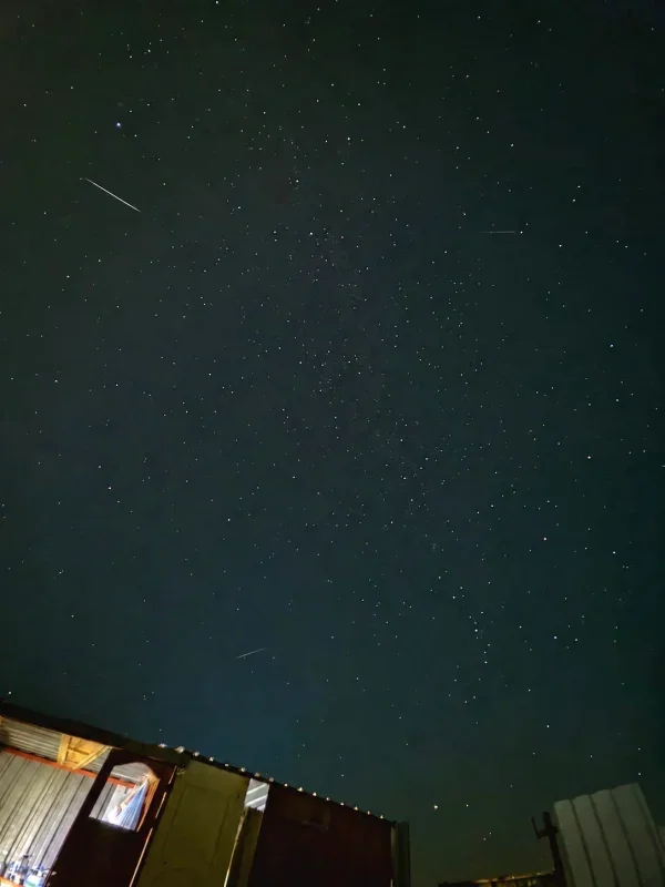 Perseid meteor yağmuru Bandırma semalarında görsel şölen sundu