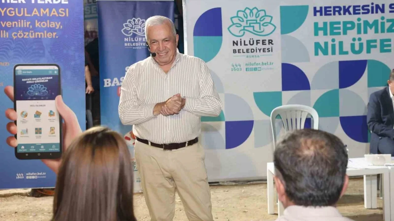 Nilüfer'de Şadi Başkan'la Akşam Çayı Fethiye Mahallesi'nde