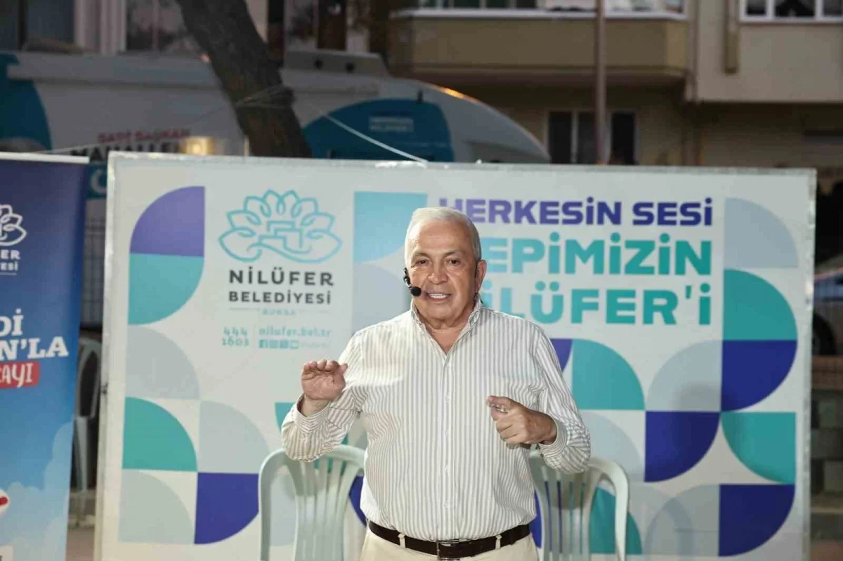 Nilüfer'de Şadi Başkan'la Akşam Çayı Fethiye Mahallesi'nde