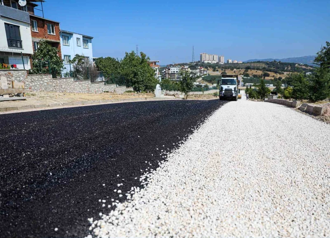 Bursa'da mezarlık yolları yenileniyor: Hamitler'de çalışma