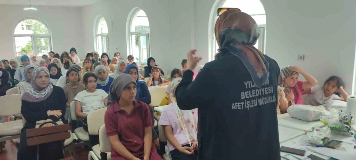 Yıldırım'da 2 bin 183 çocuğa afet farkındalık eğitimi