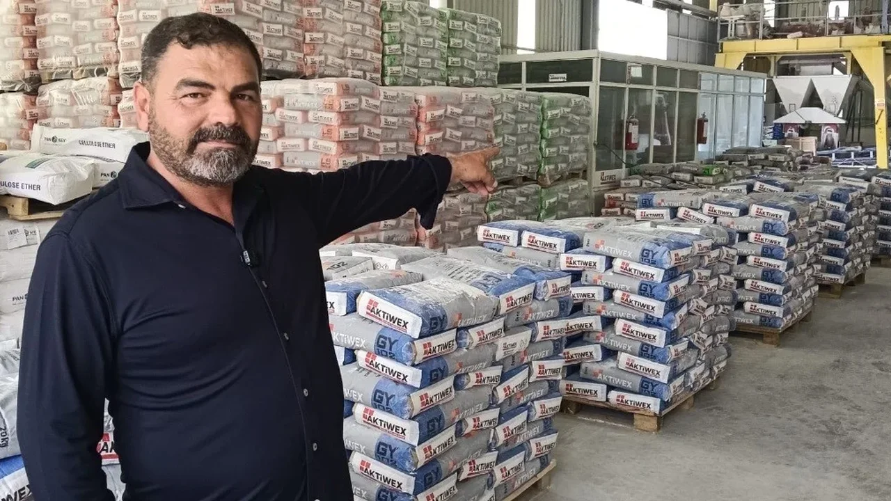 Mermer atıklarından yapıştırıcı üreten firma ihracata başladı