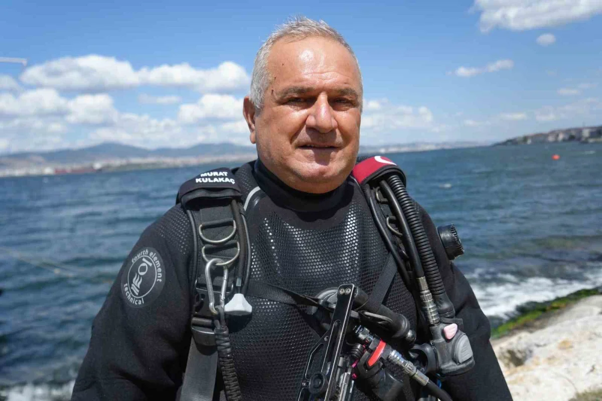 17 Ağustos depreminde su altında kalan batık şehir görüntülendi