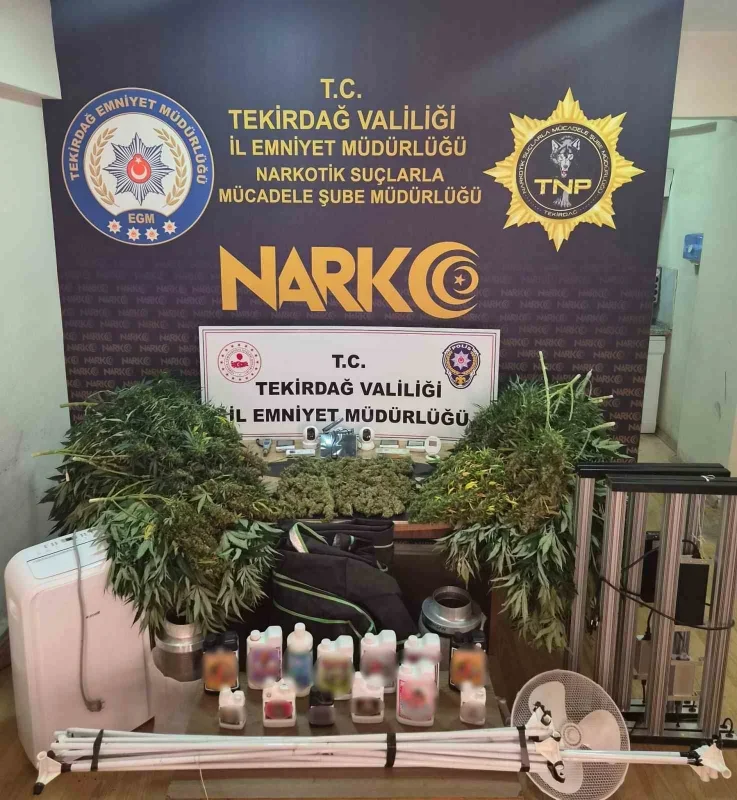 Tekirdağ'da uyuşturucu operasyonu: 7 şüpheli tutuklandı