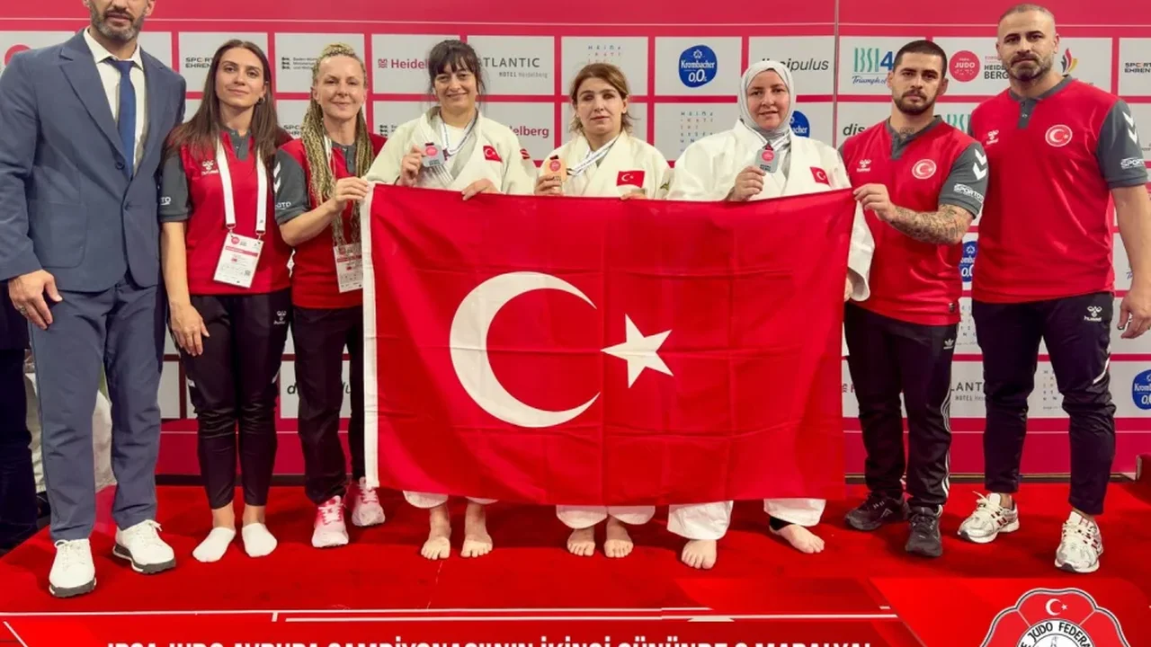 Milli judocular, Heidelberg'de Avrupa Şampiyonası'nı 7 madalyayla bitirdi